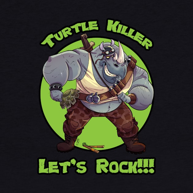 Turtle Killer - Rocksteady by Ronaldo Barata